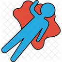 Blutvergiessen Gewalt Massaker Symbol