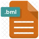 Bml 파일 종이 아이콘