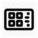 Technology Circuit Board Outlined Icon