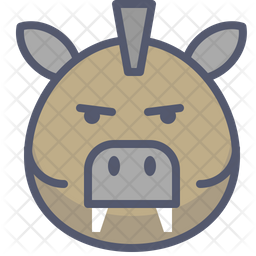 Boar Icon Of Colored Outline Style Available In Svg Png Eps Ai Icon Fonts