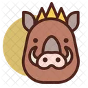 Boar Pet Animal Icon