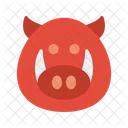 Boar Face Animal Wildlife Icon