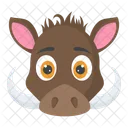 Boar Animal Head Icon