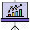 Statistics Presentation Business Icon