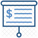 Board Dollar Sign Office Icon