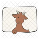 Board Above Goat Goat Lamb Icon