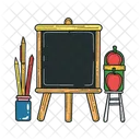 Board Presentation Sign Icon