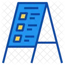 Board Menu Stand Icon