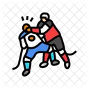 Boarding Ice Hockey Icon