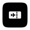Boarding Pass Ticket Airplane Icon