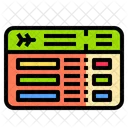 Boarding Pass Ticket Travel Icon
