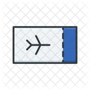 Boarding Pass Flight Ticket Pass Icon