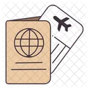 Passport Travel Tourism Icon