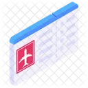 Air Ticket Flight Pass Boarding Pass Icon