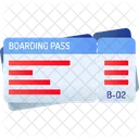 Boarding Pass Ticket Travel Icon