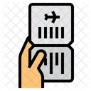 Ticket Airplane Flight Icon
