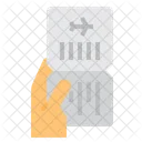 Ticket Airplane Flight Icon