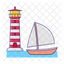 Boat Sea Ocean Icon