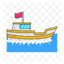Sea Boat Water Icon