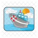 Sea Boat Ocean Icon