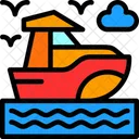 Boat Boating Adventure Water Travel Icon