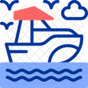 Boat Boating Adventure Water Travel Icon