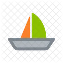 Boat Sailing Sea Icon