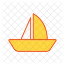 Boat Sailing Sea Icon