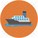 Boat Cruise Ship Icon