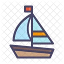 Sail Yacht Sea Icon