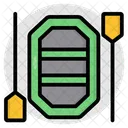 Boat Rafting Rubber Boat Icon