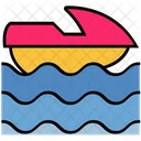 Summer Boat Sea Icon