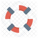 Boat Help Lifebuoy Icon