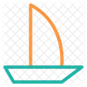 Boat And Oar Icon