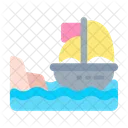 Boat Holiday Sail Icon