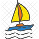 Boat Pirate Sailing Icon