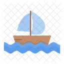 Boat Beach Sail Icon