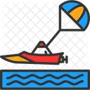 Boat Parakiting Parasail Icon