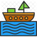 Boat Sailboat Sailing Ship Icon