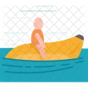 Boat Banana Ride Icon