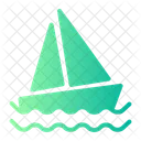 Boat Ocean Sailboat Icon