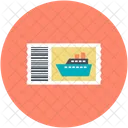 Boat Ticket Travel Icon