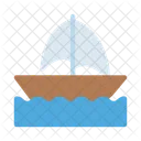 Boat Surfing Water Icon