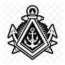 Boat Anchor Masonic Freemasonry Icon