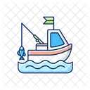 Boat Fishing Shipping Icon
