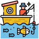 Boat Fishing  Icon