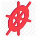Boat Helm Ship Steering Steering Wheel Icon
