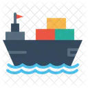 Boat Logistic Transportation Icon
