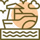 Boat Boating Adventure Water Travel Icon