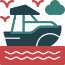 Boat Boating Adventure Water Travel Icon